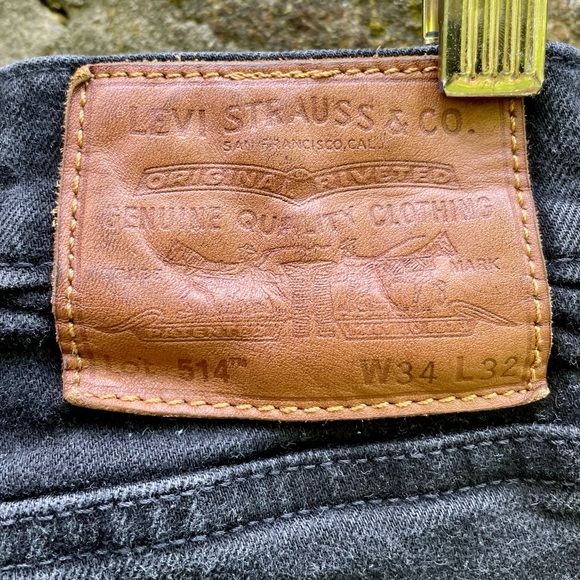 Levi’s 514 Black Denim Jeans - Picture 6 of 7